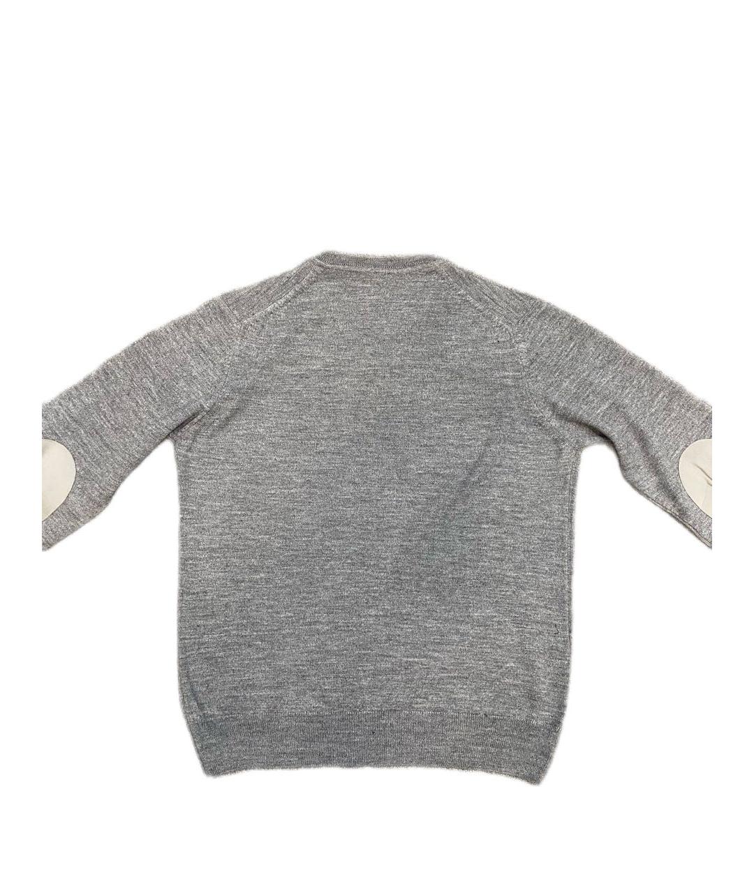 UNGARO Серый шерстяной джемпер / свитер, фото 2