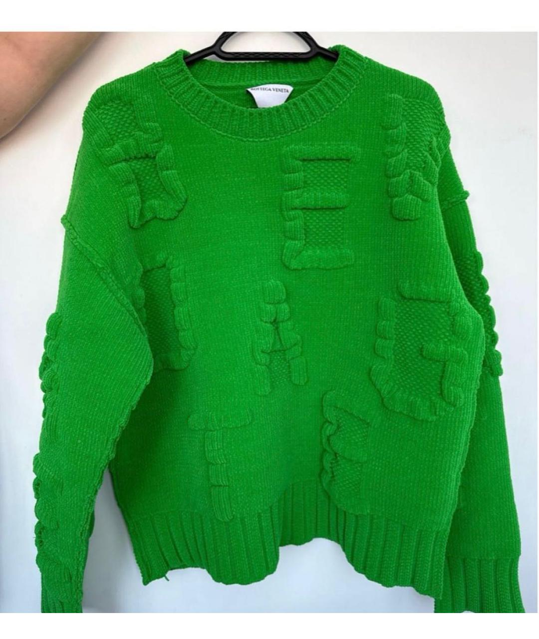 BOTTEGA VENETA Зеленый джемпер / свитер, фото 5