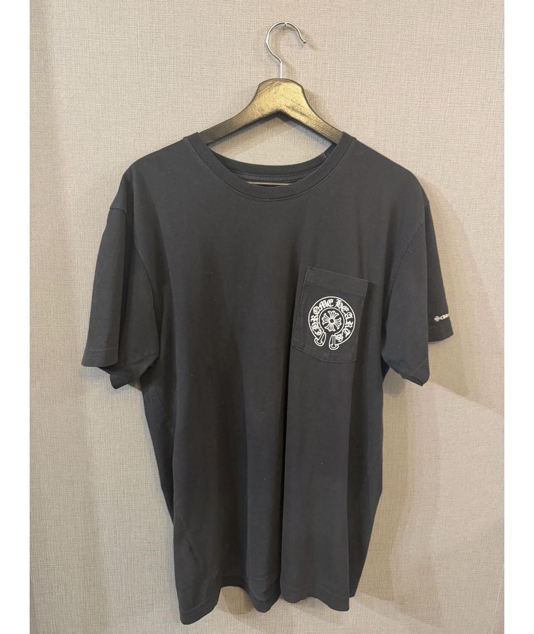 CHROME HEARTS Черная футболка, фото 5