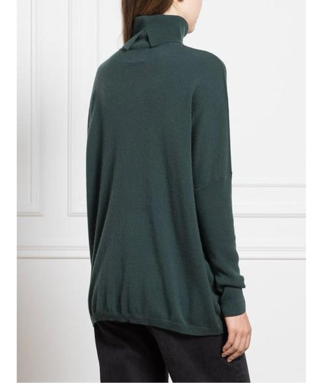 ALLUDE Зеленый шерстяной джемпер / свитер, фото 2