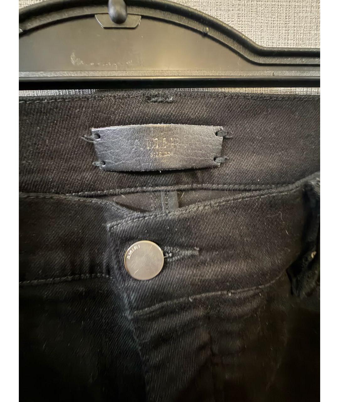 AMIRI Черные джинсы скинни, фото 3