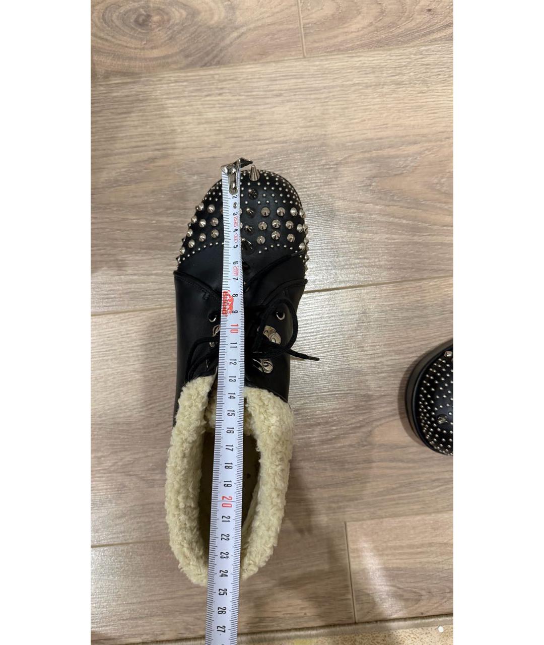 GUCCI Черные кожаные ботинки, фото 8