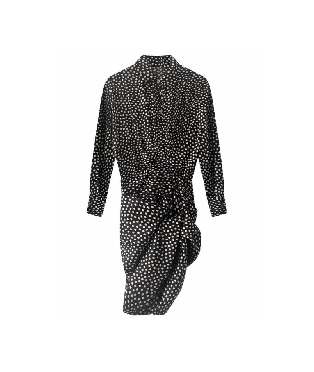 MAGDA BUTRYM Коричневое шелковое коктейльное платье, фото 6