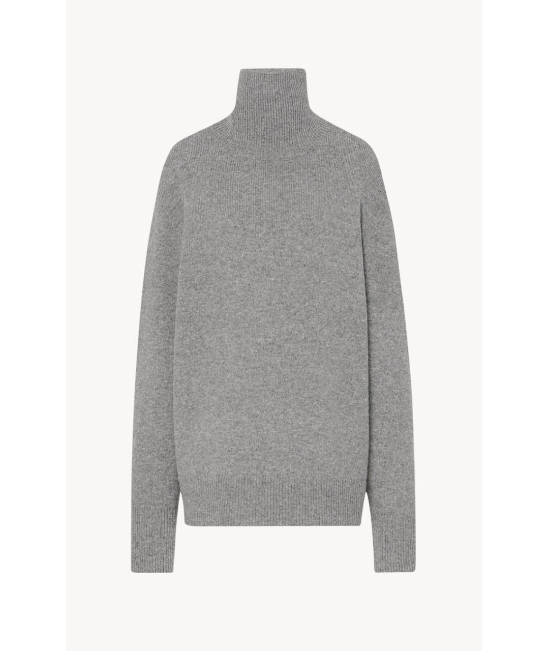 THE ROW Серая шерстяная водолазка, фото 4