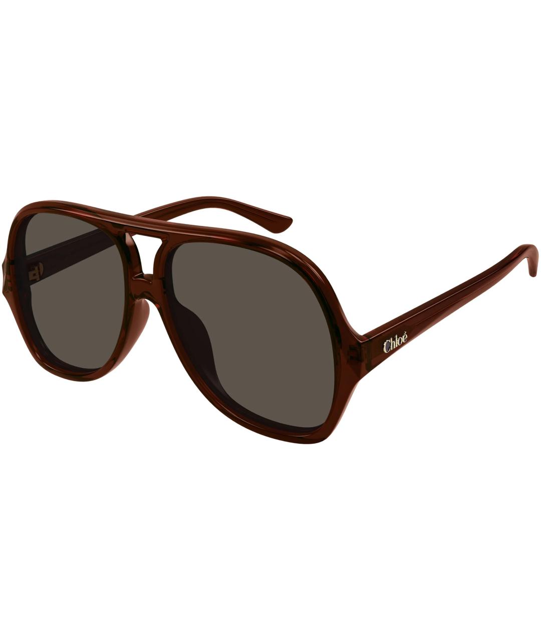 CHLOE Коричневые солнцезащитные очки, фото 1