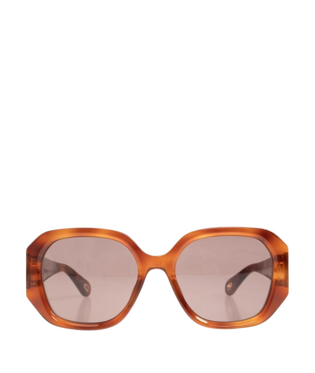 CHLOE Коричневые солнцезащитные очки, фото 1