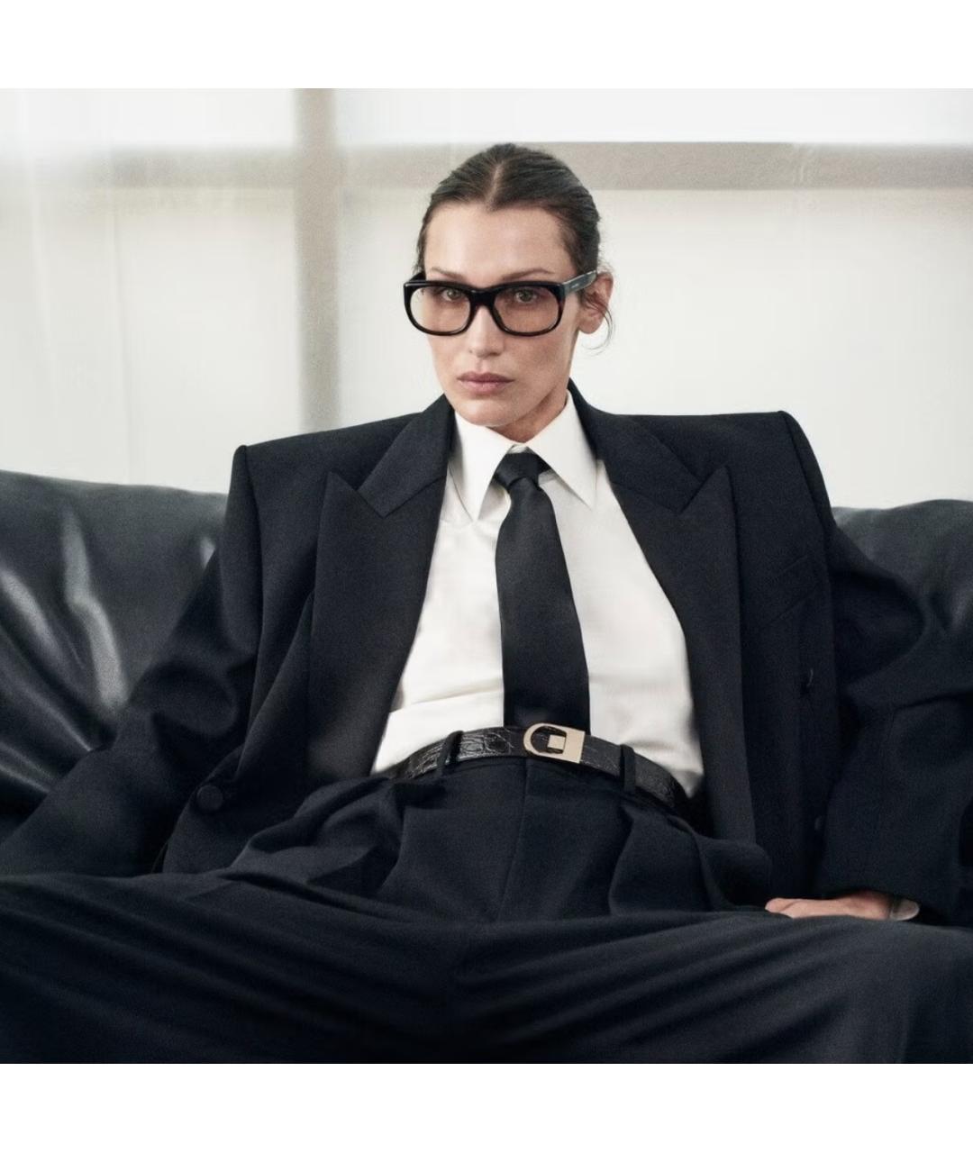 SAINT LAURENT Коричневые солнцезащитные очки, фото 3