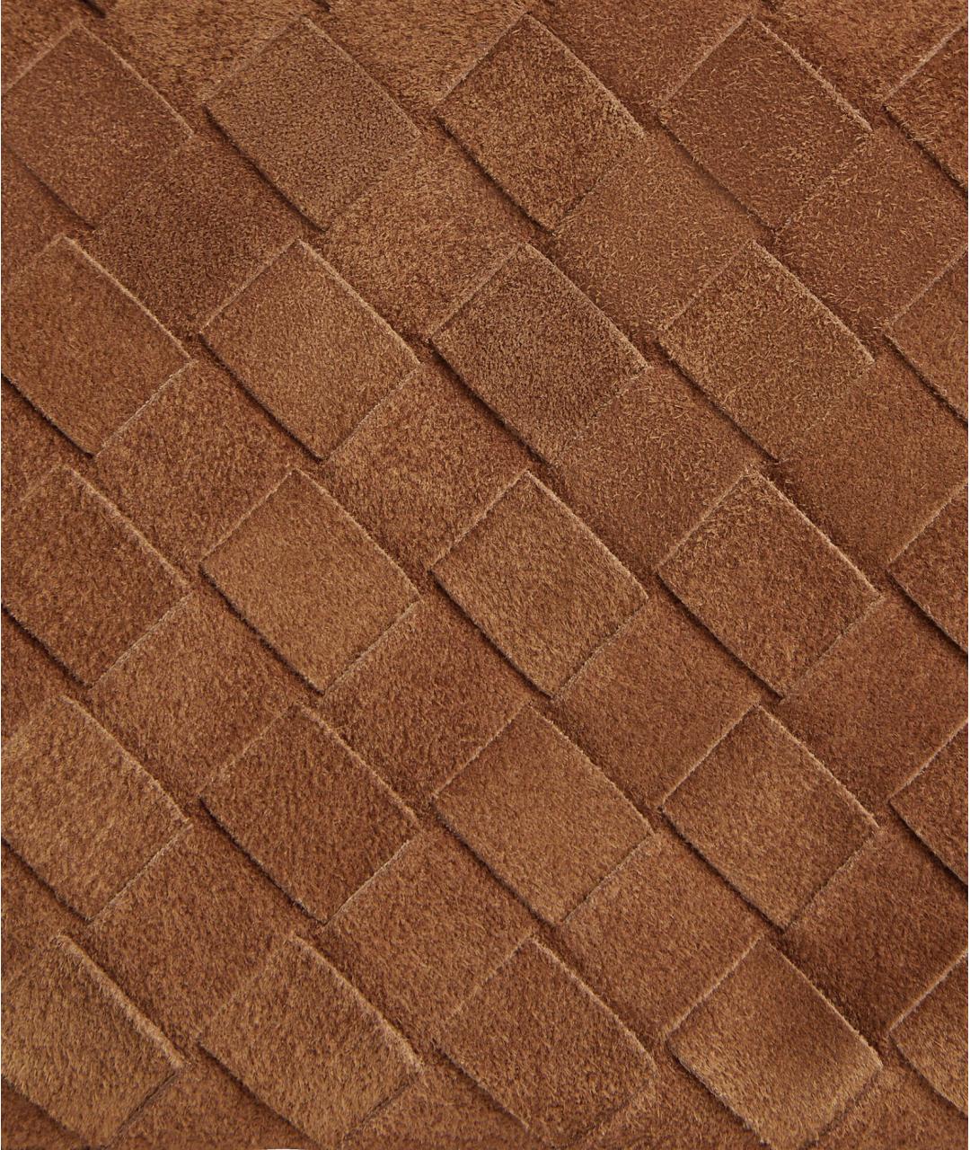 BOTTEGA VENETA Коричневая замшевая сумка через плечо, фото 6