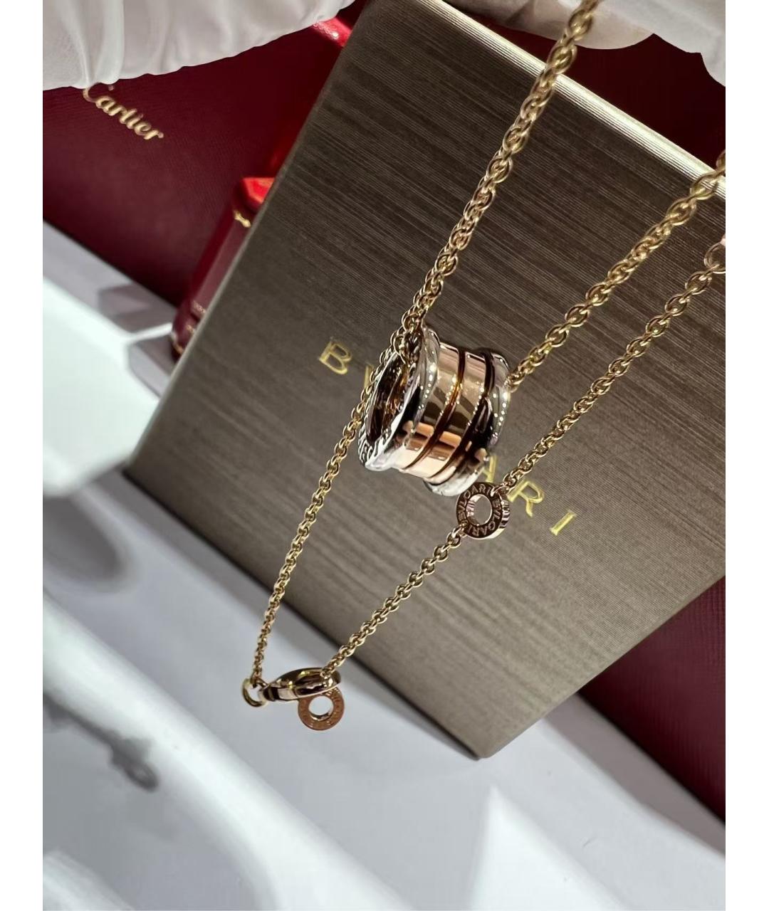 BVLGARI Золотое колье из розового золота, фото 4