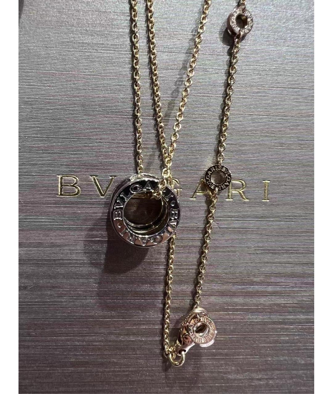 BVLGARI Золотое колье из розового золота, фото 3