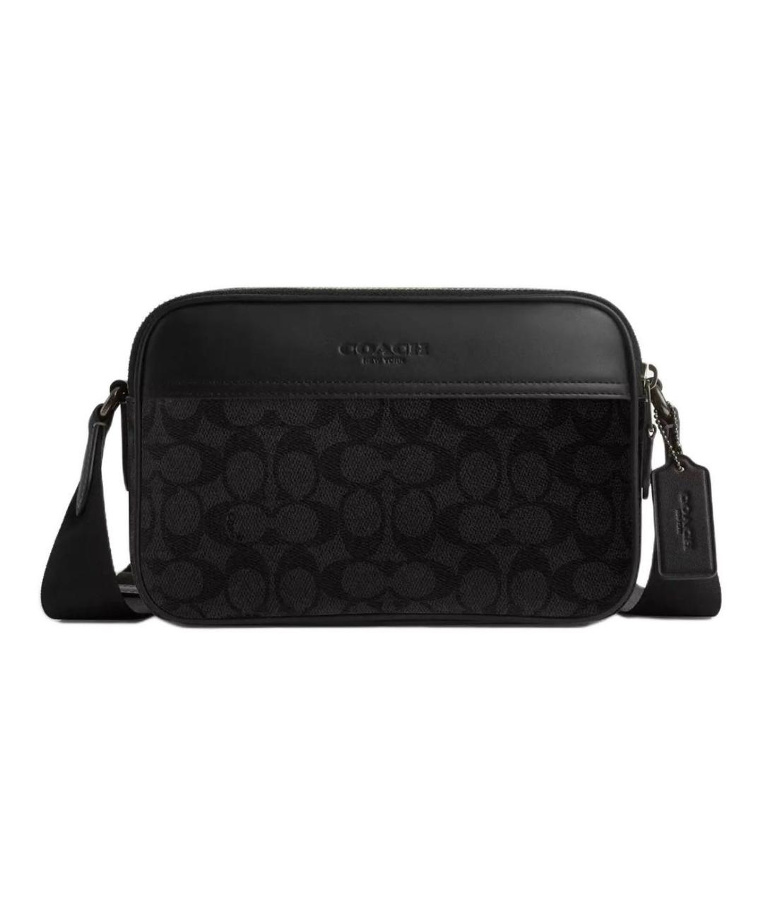 COACH Черная сумка на плечо, фото 4