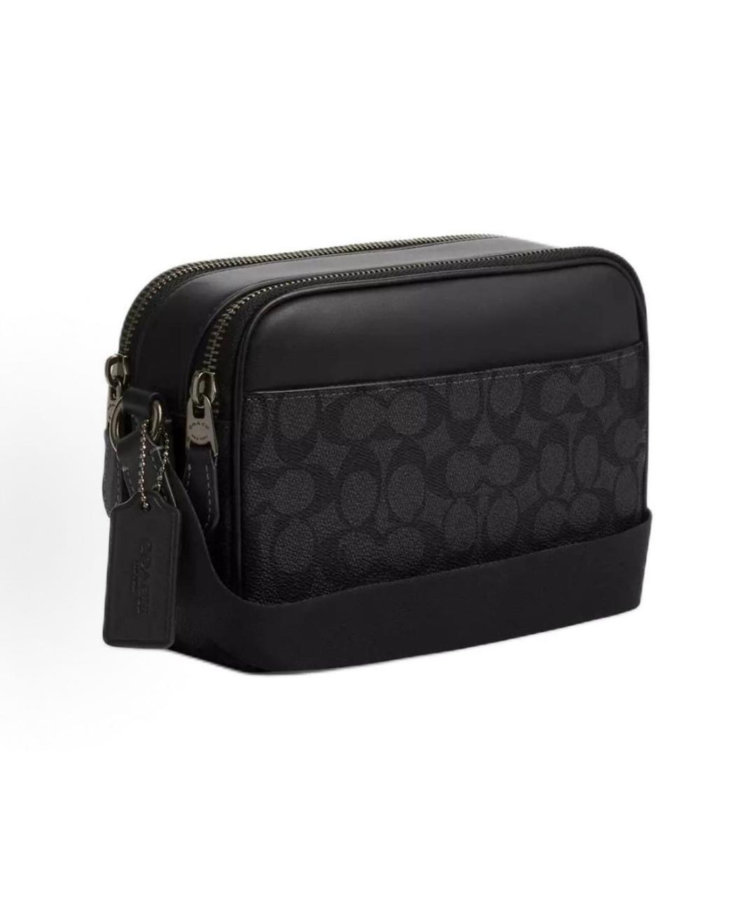 COACH Черная сумка на плечо, фото 3