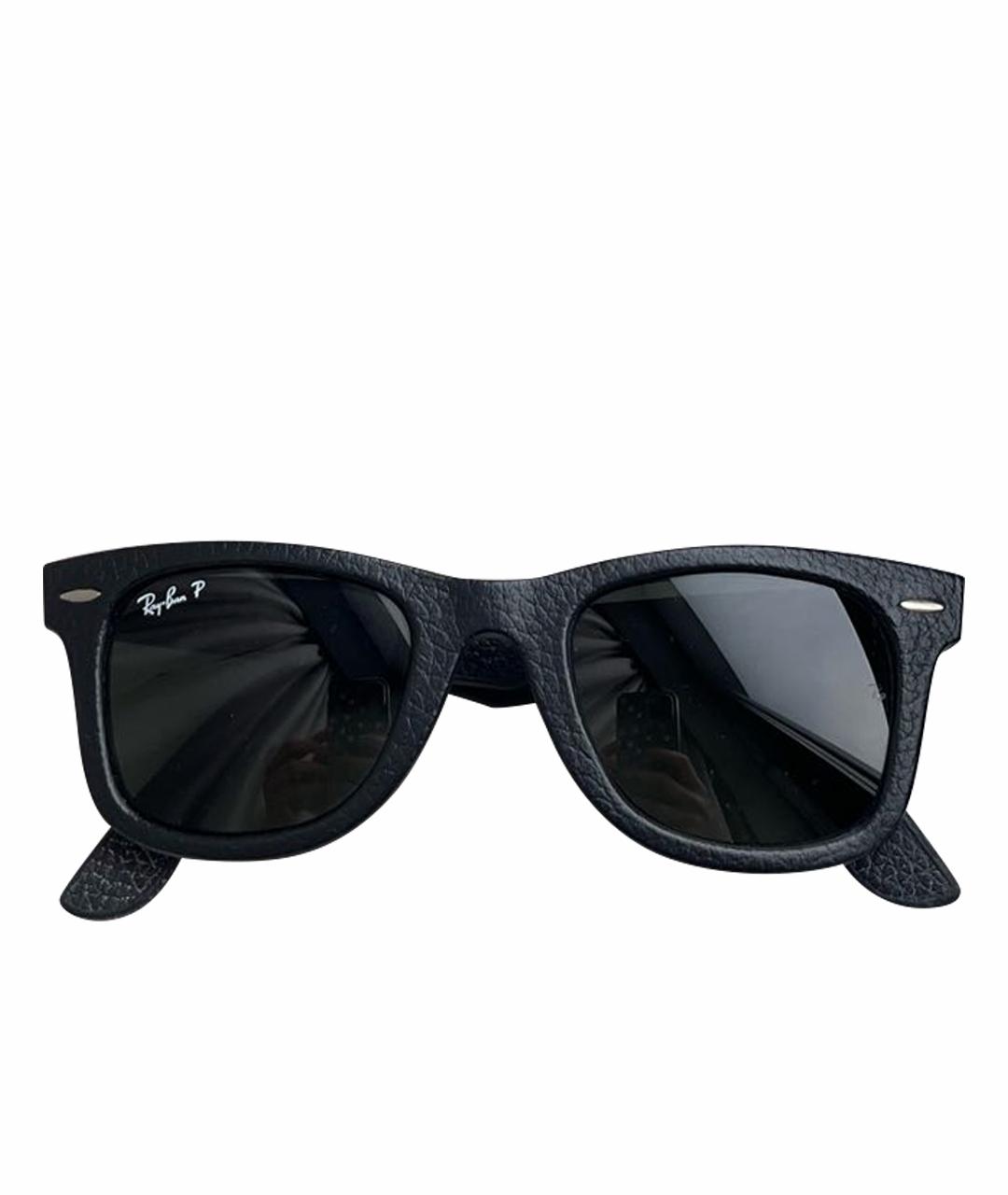 RAY BAN Черные солнцезащитные очки, фото 1