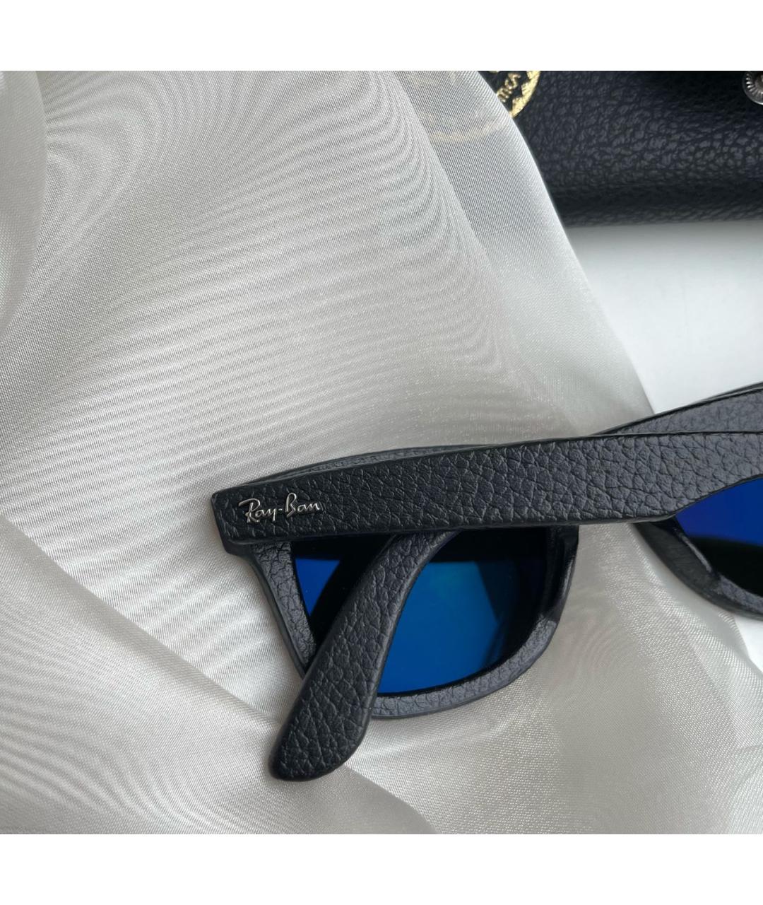 RAY BAN Черные солнцезащитные очки, фото 6