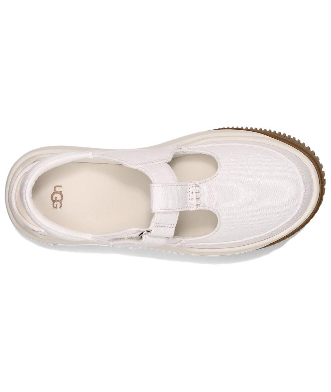 UGG AUSTRALIA Белые текстильные сандалии, фото 4