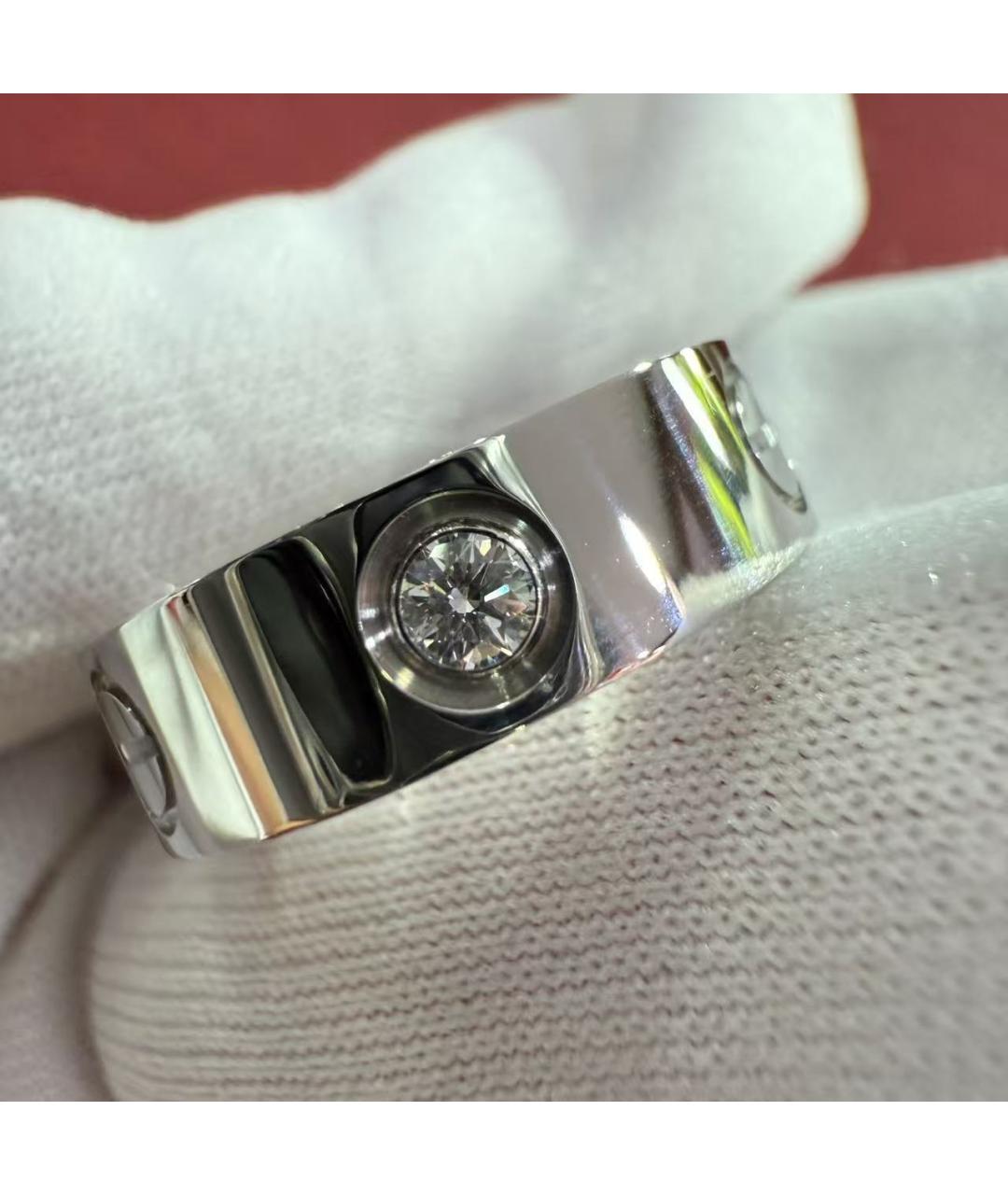 CARTIER Серебряное кольцо из белого золота, фото 2