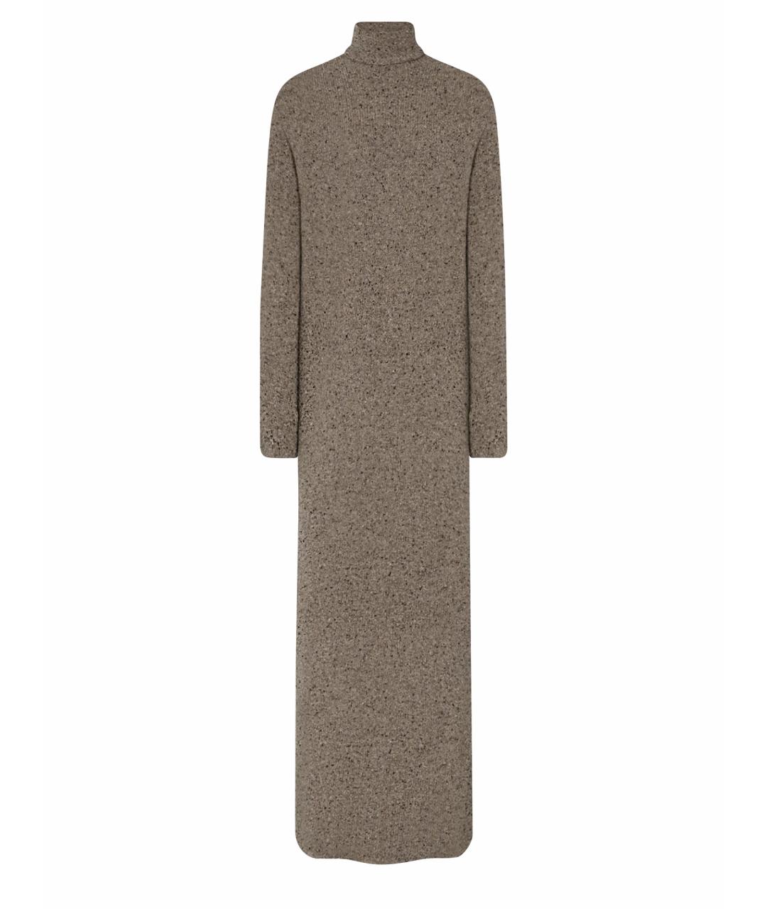 THE ROW Бежевое кашемировое повседневное платье, фото 1
