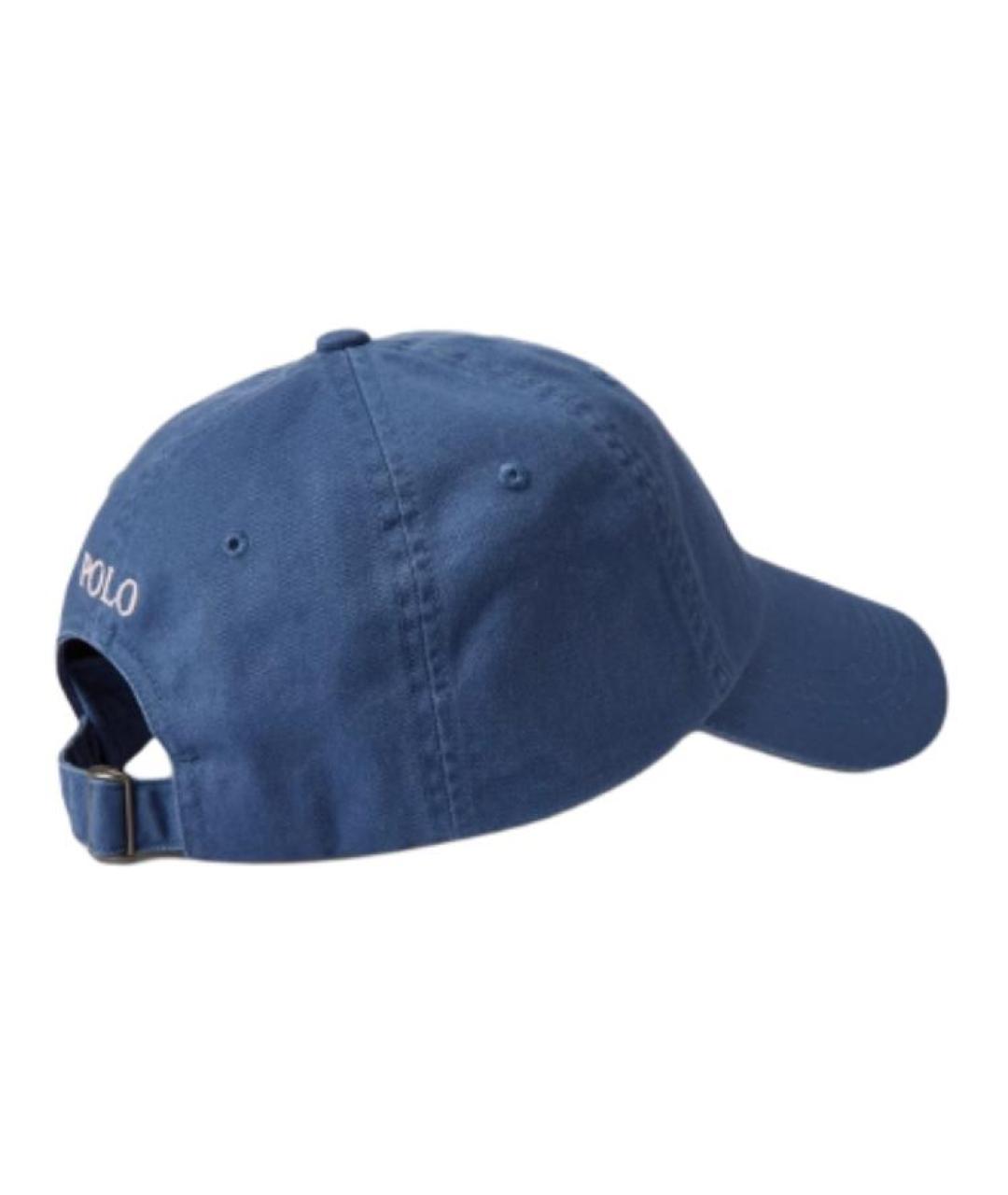POLO RALPH LAUREN Синяя хлопковая кепка, фото 2