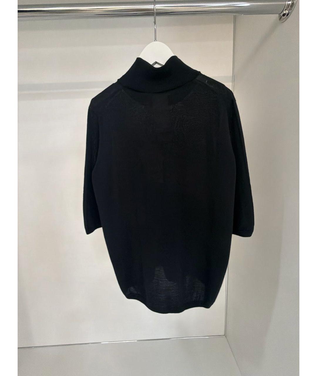 'S MAX MARA Черный шерстяной джемпер / свитер, фото 2