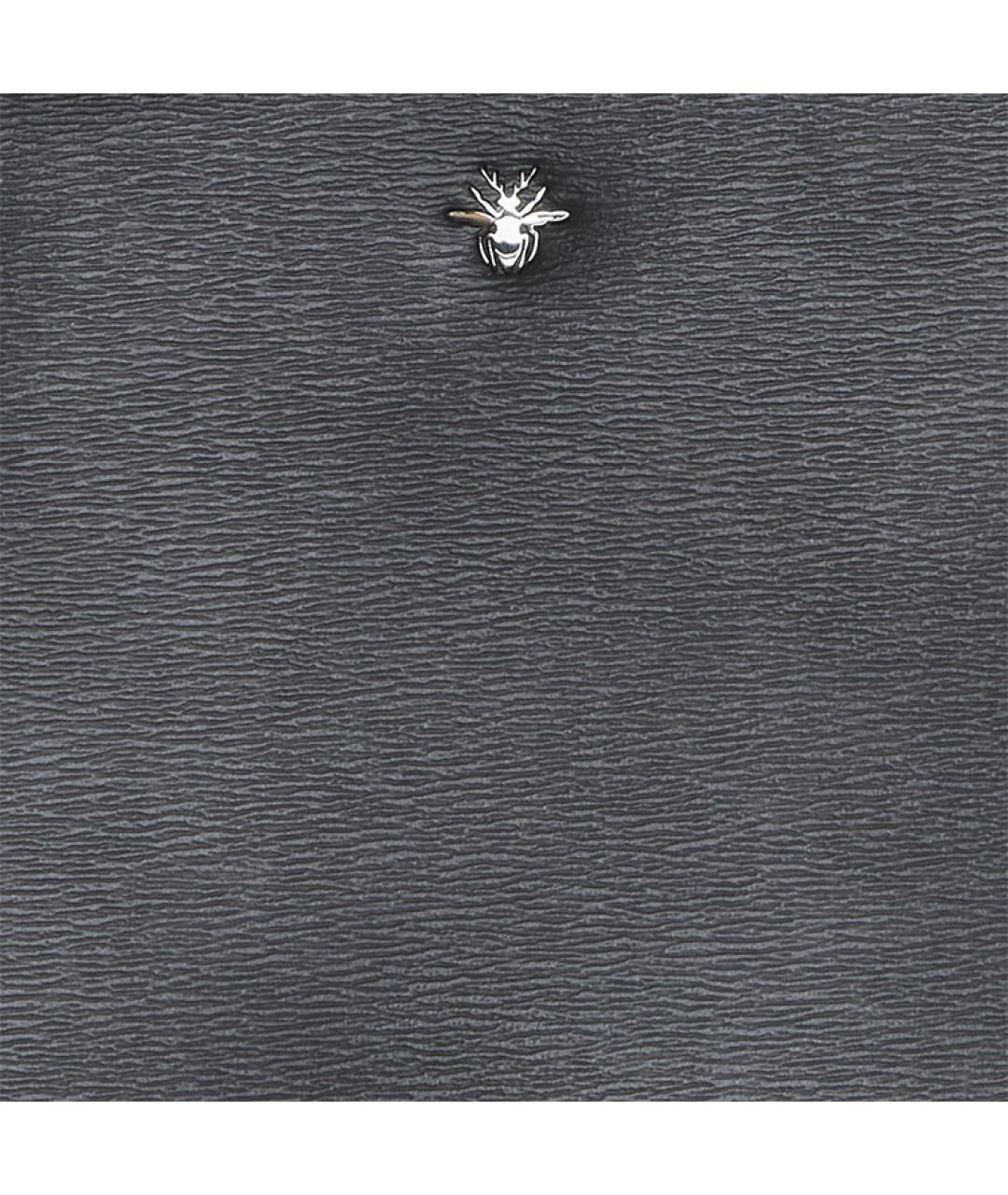 CHRISTIAN DIOR Черная кожаная папка для документов, фото 3