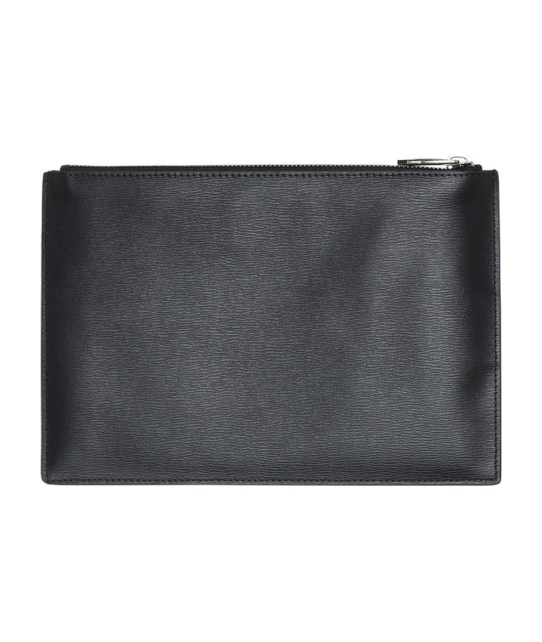 CHRISTIAN DIOR Черная кожаная папка для документов, фото 2