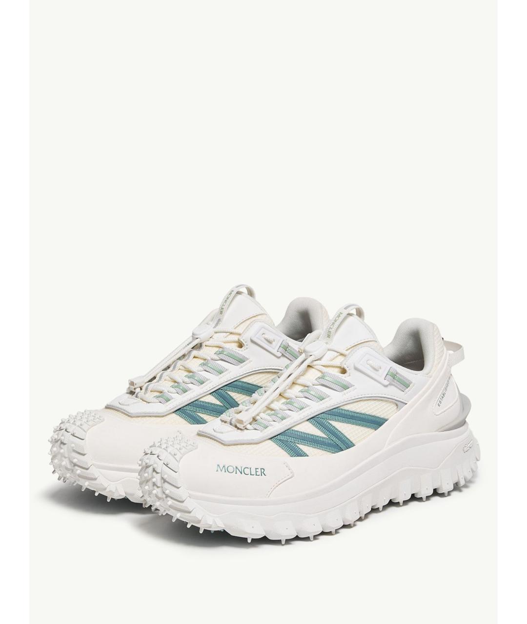 MONCLER Белые кроссовки, фото 4