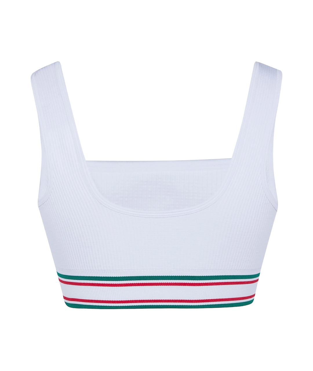 CASABLANCA Белая хлопковая майка, фото 2