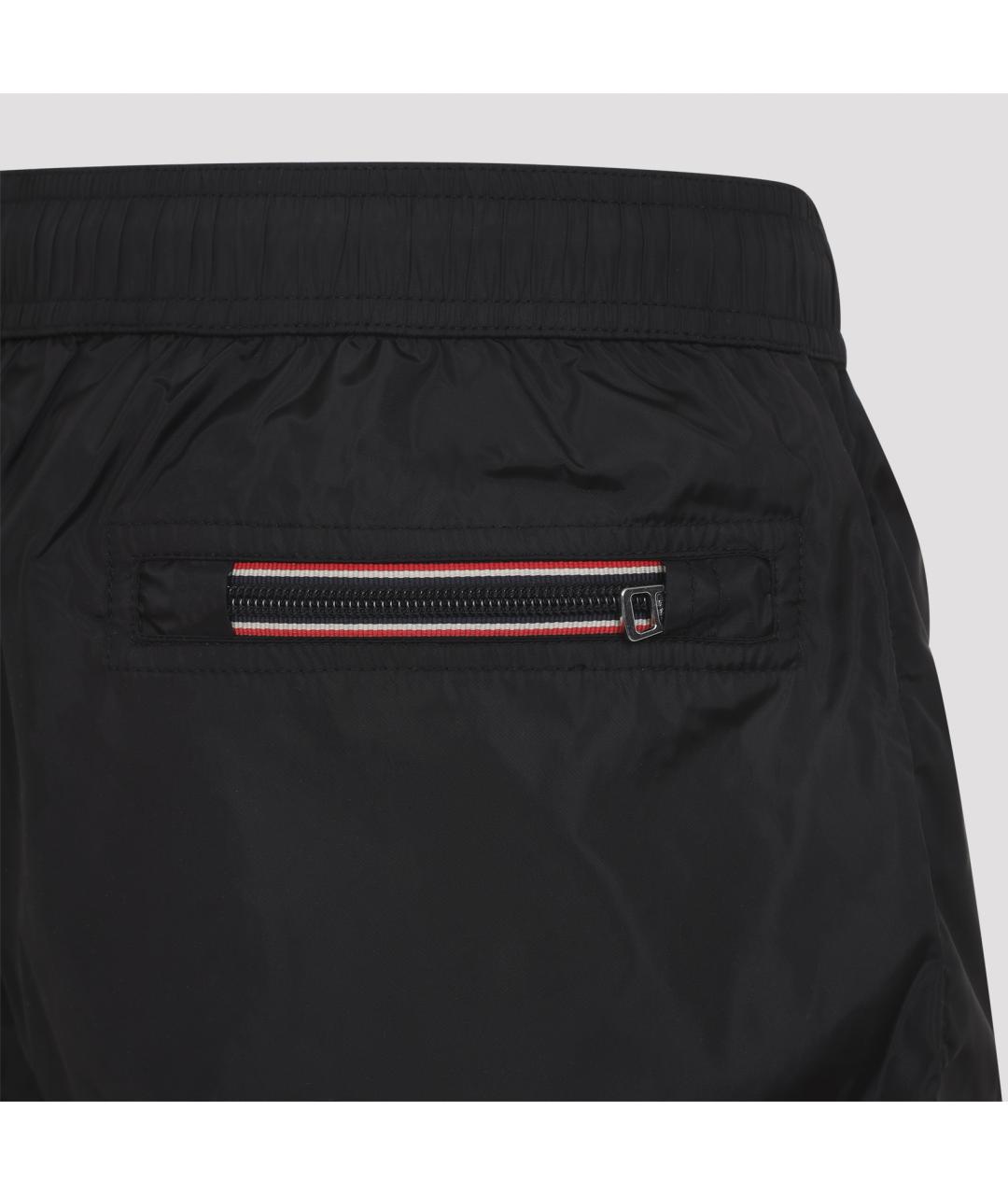 MONCLER Черные полиамидовые плавки, фото 5