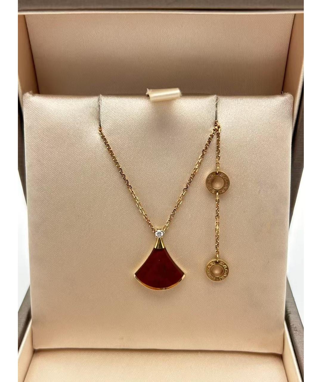 BVLGARI Золотое колье из розового золота, фото 5