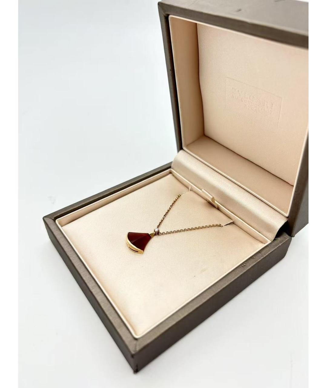 BVLGARI Золотое колье из розового золота, фото 3