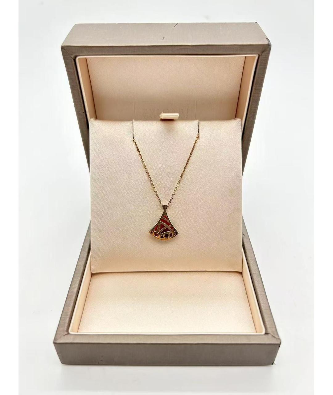 BVLGARI Золотое колье из розового золота, фото 4