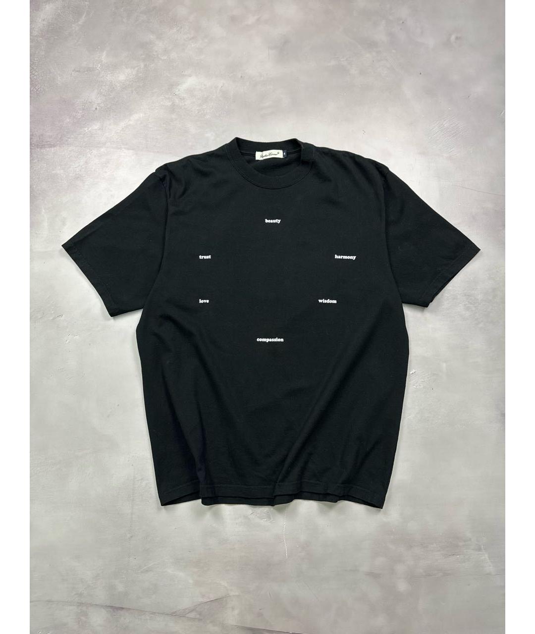 UNDERCOVER Черная хлопковая футболка, фото 9