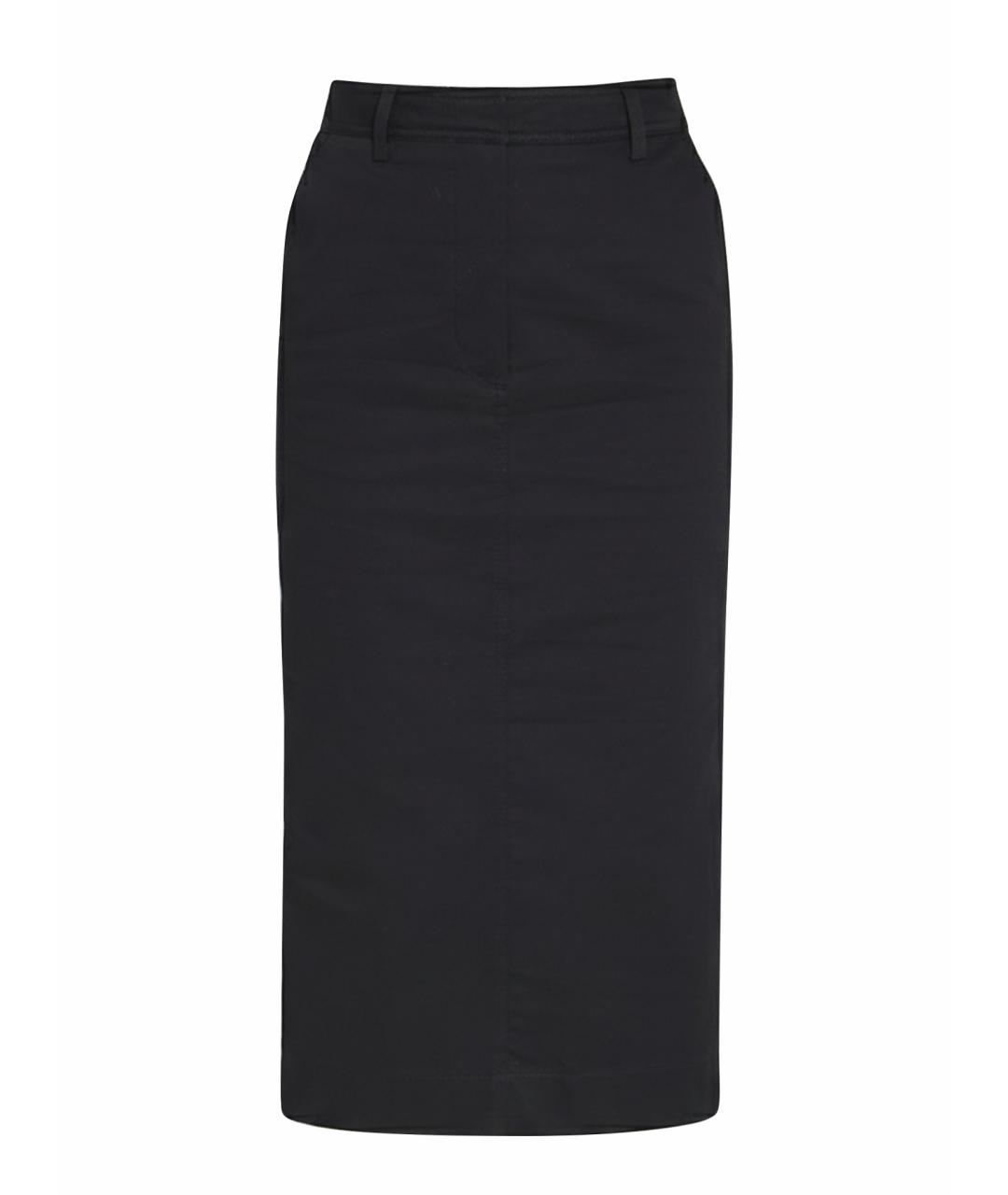 THELATEST Черная хлопковая юбка миди, фото 1