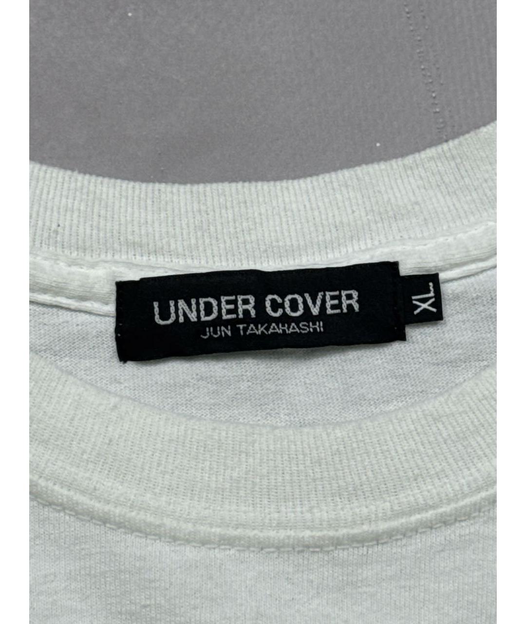 UNDERCOVER Белая хлопковая футболка, фото 5