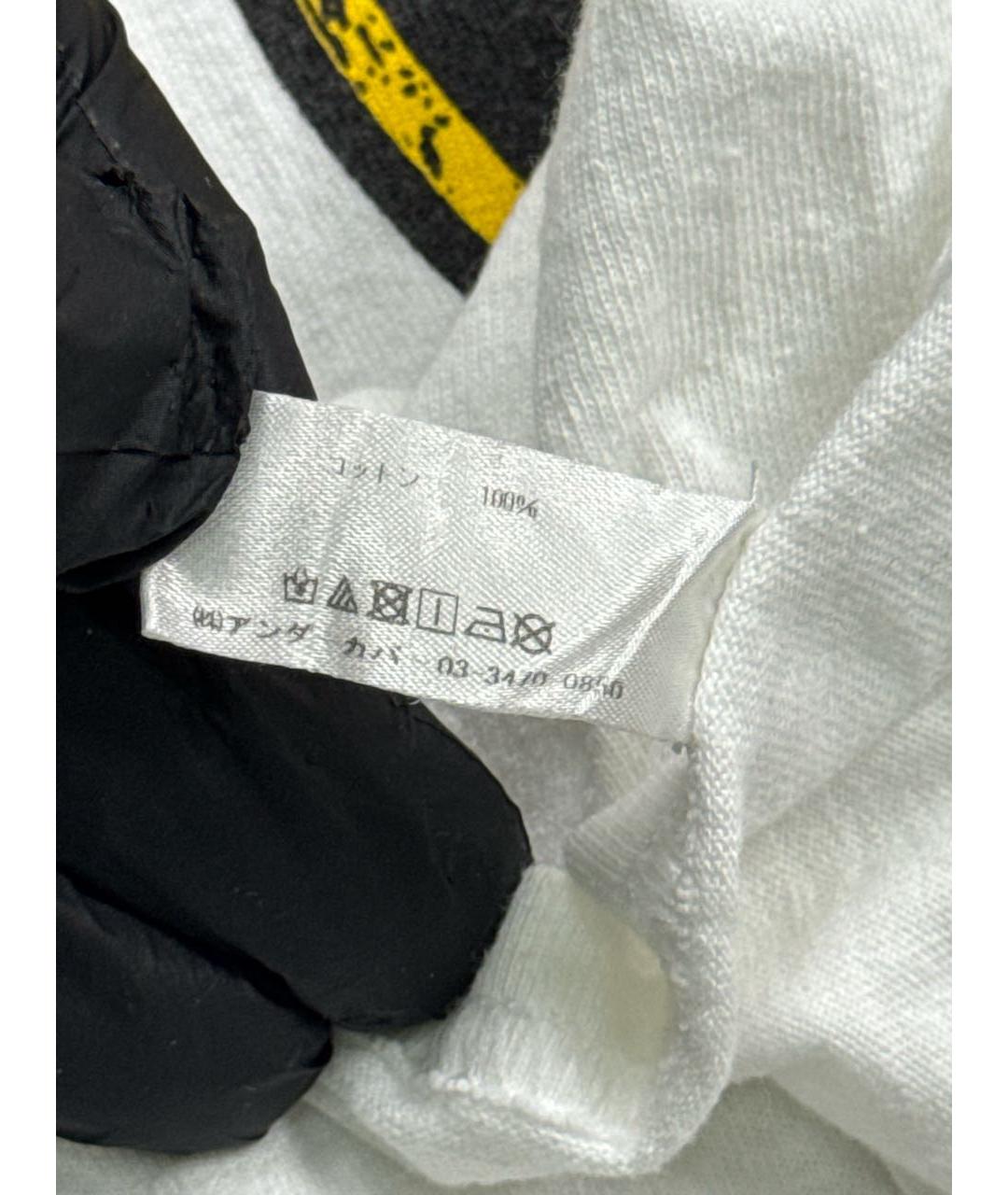 UNDERCOVER Белая хлопковая футболка, фото 7