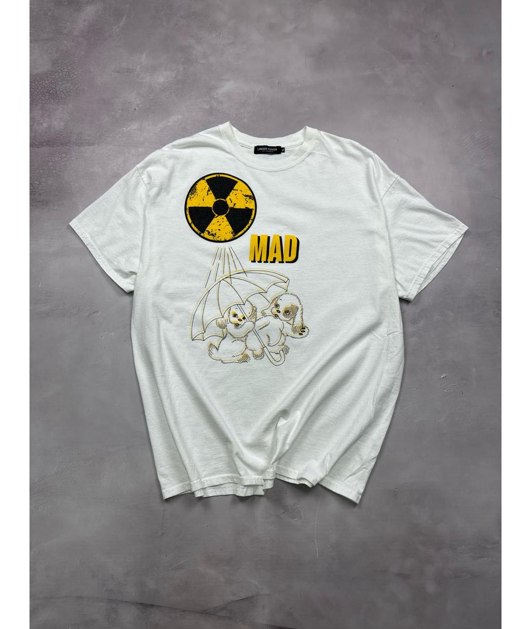 UNDERCOVER Белая хлопковая футболка, фото 8