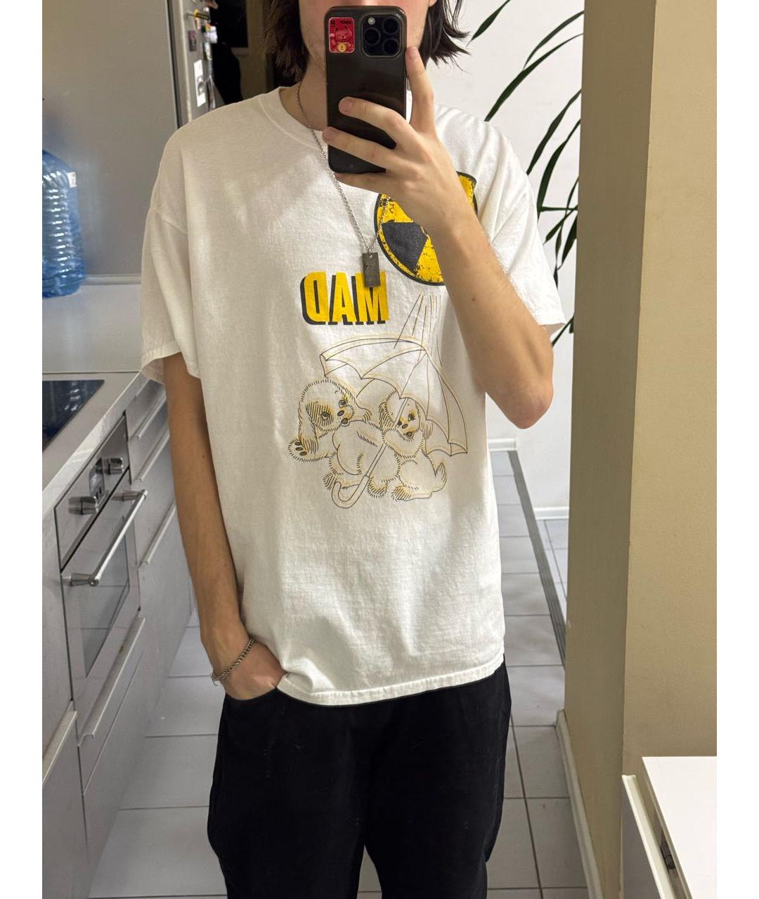 UNDERCOVER Белая хлопковая футболка, фото 4