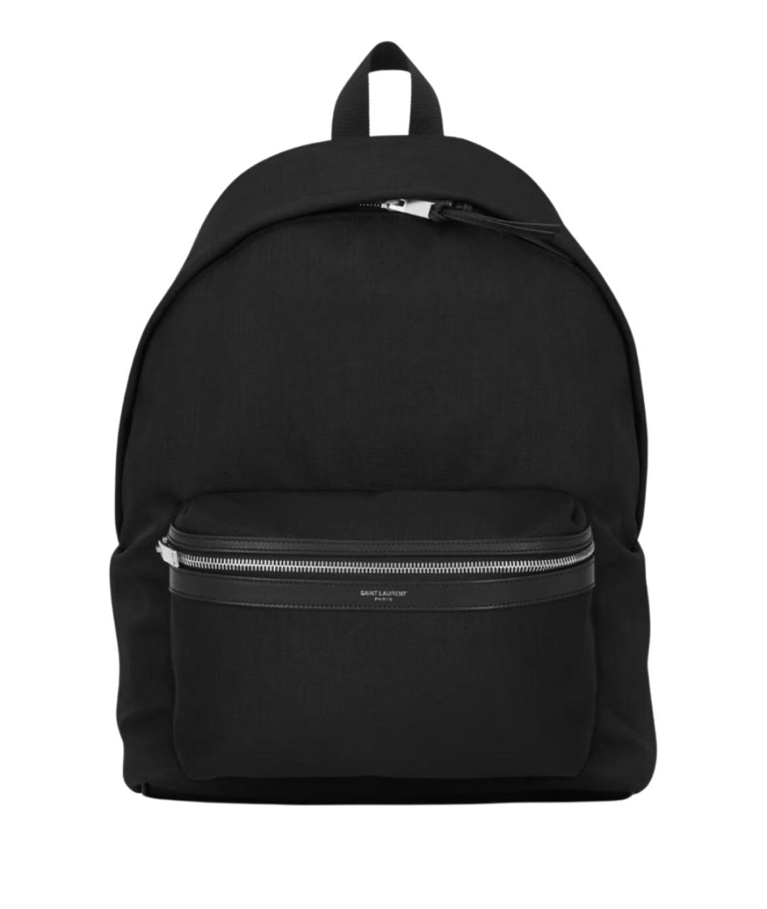SAINT LAURENT Черный синтетический рюкзак, фото 1