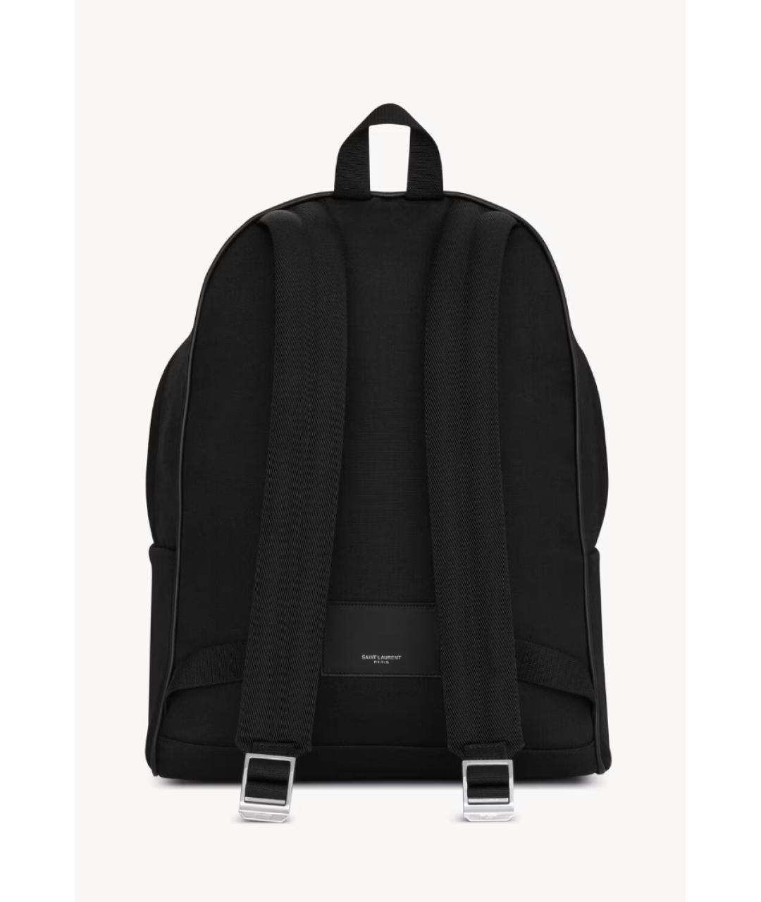 SAINT LAURENT Черный синтетический рюкзак, фото 2