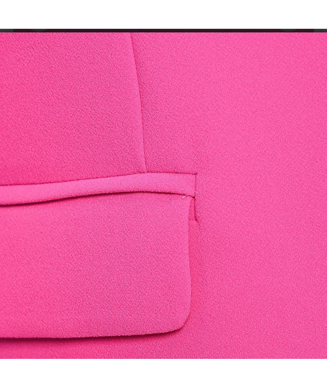 MISS BLUMARINE Розовый полиэстеровый жакет / жилет, фото 3