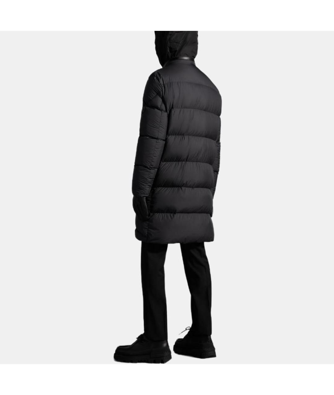 MONCLER Черный пуховик, фото 2