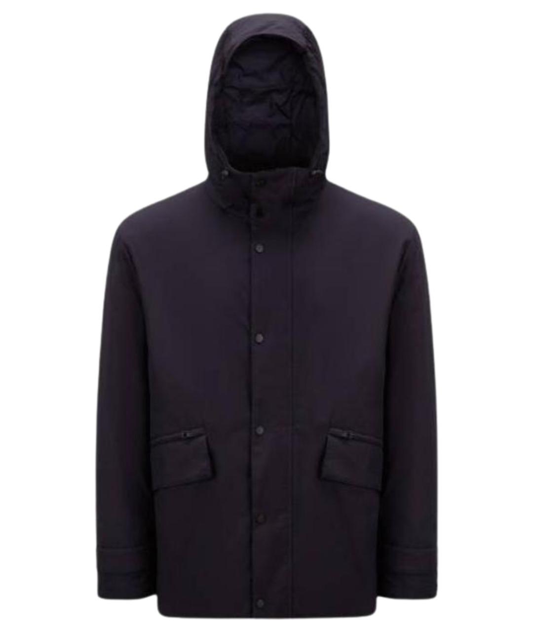 MONCLER Синий пуховик, фото 1