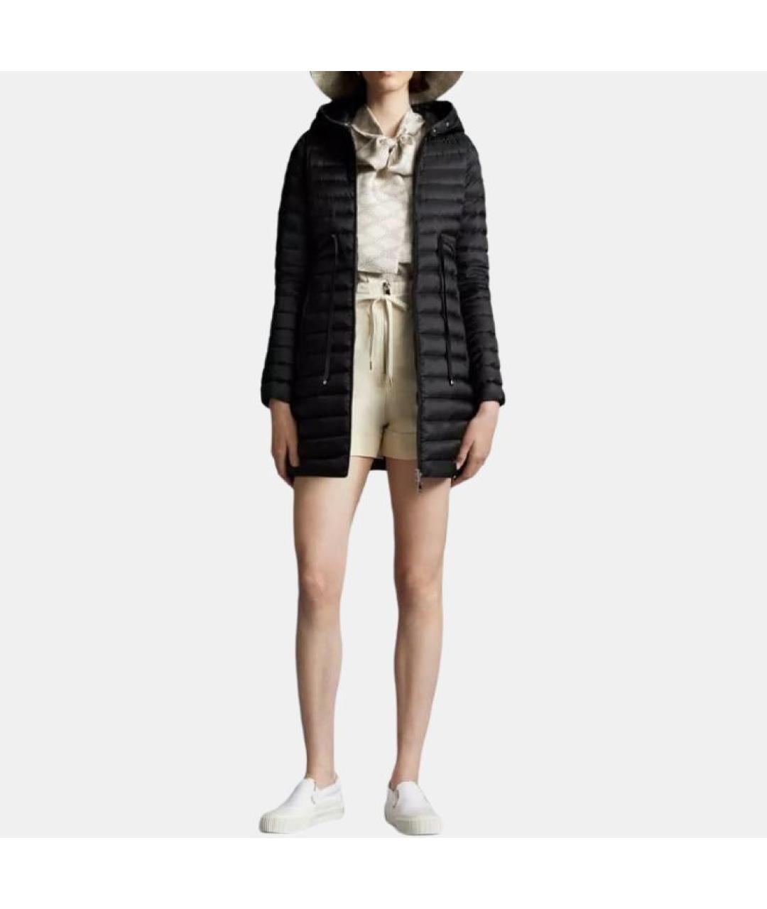 MONCLER Черный пуховик, фото 3