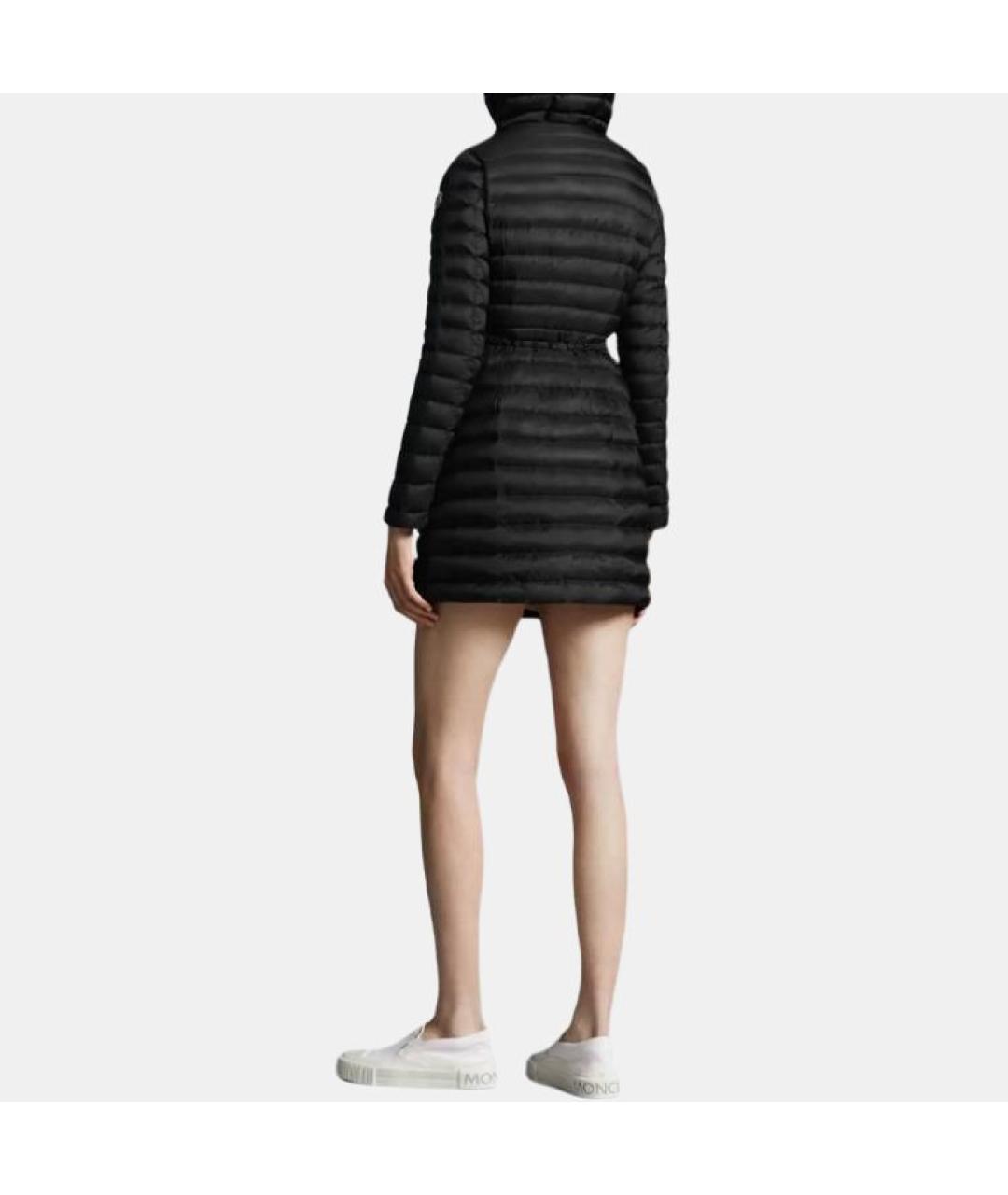 MONCLER Черный пуховик, фото 5
