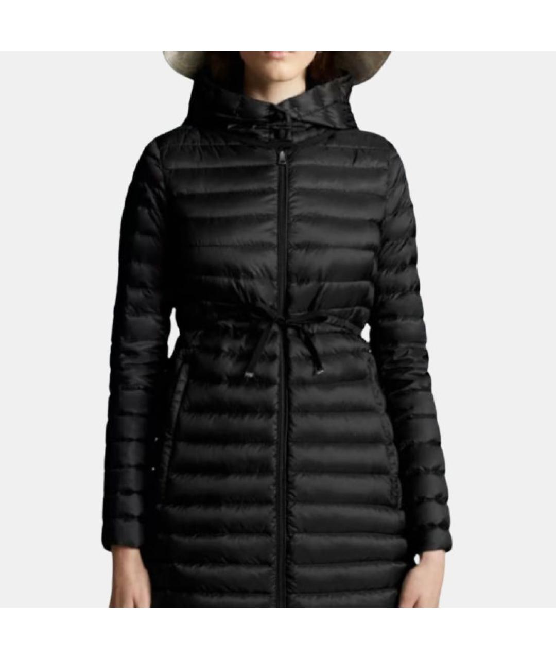 MONCLER Черный пуховик, фото 4