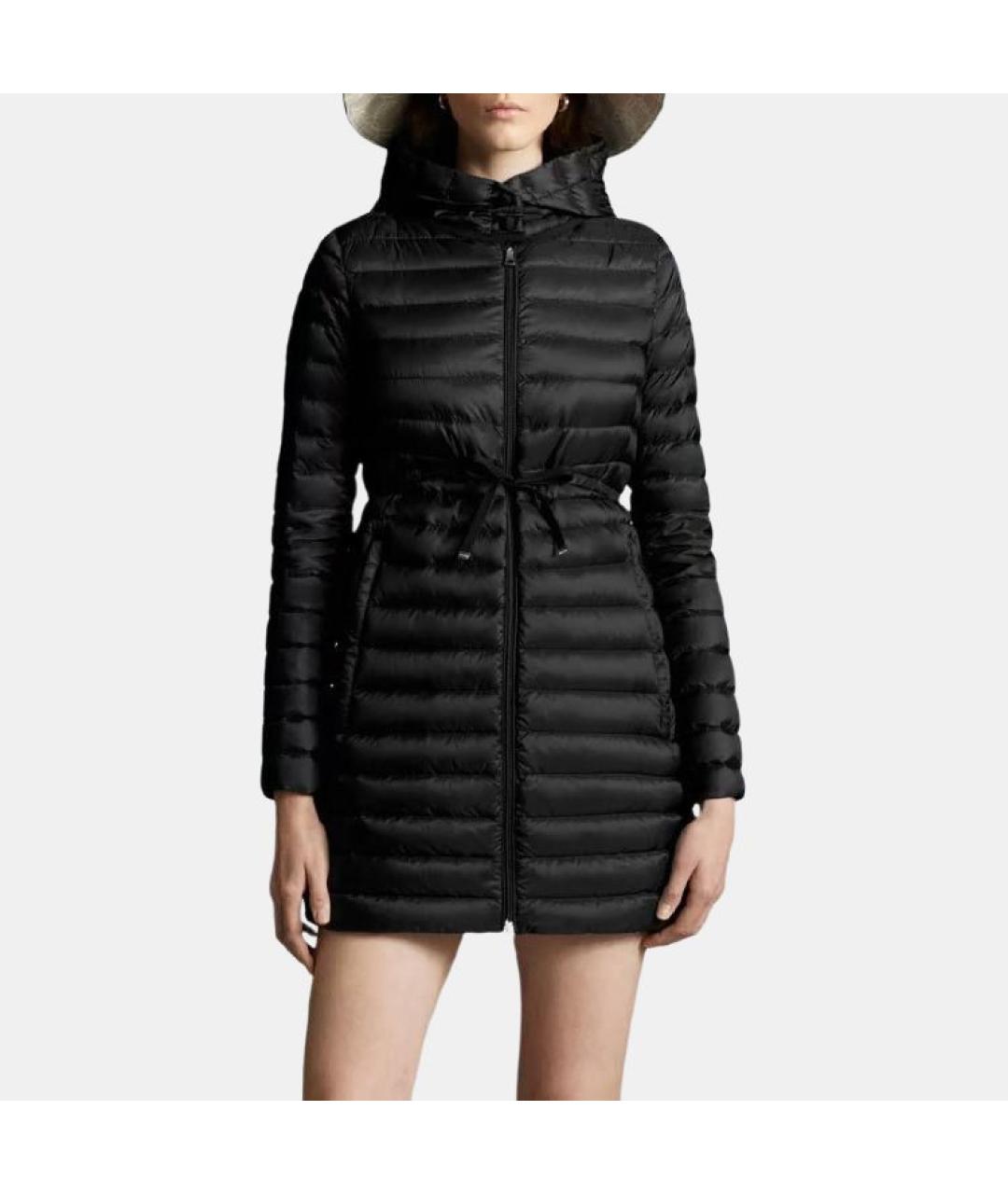 MONCLER Черный пуховик, фото 2