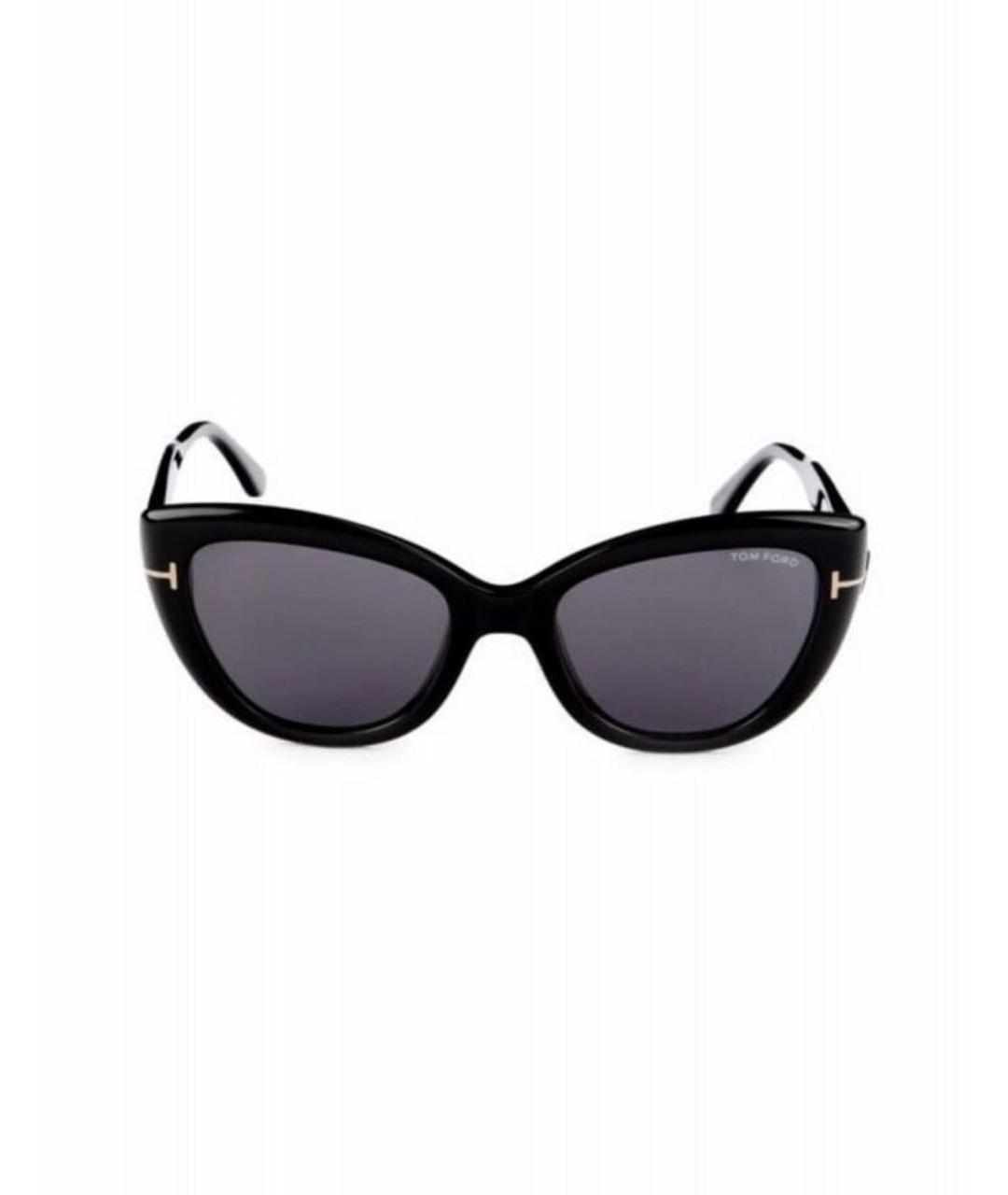 TOM FORD Черные пластиковые солнцезащитные очки, фото 7