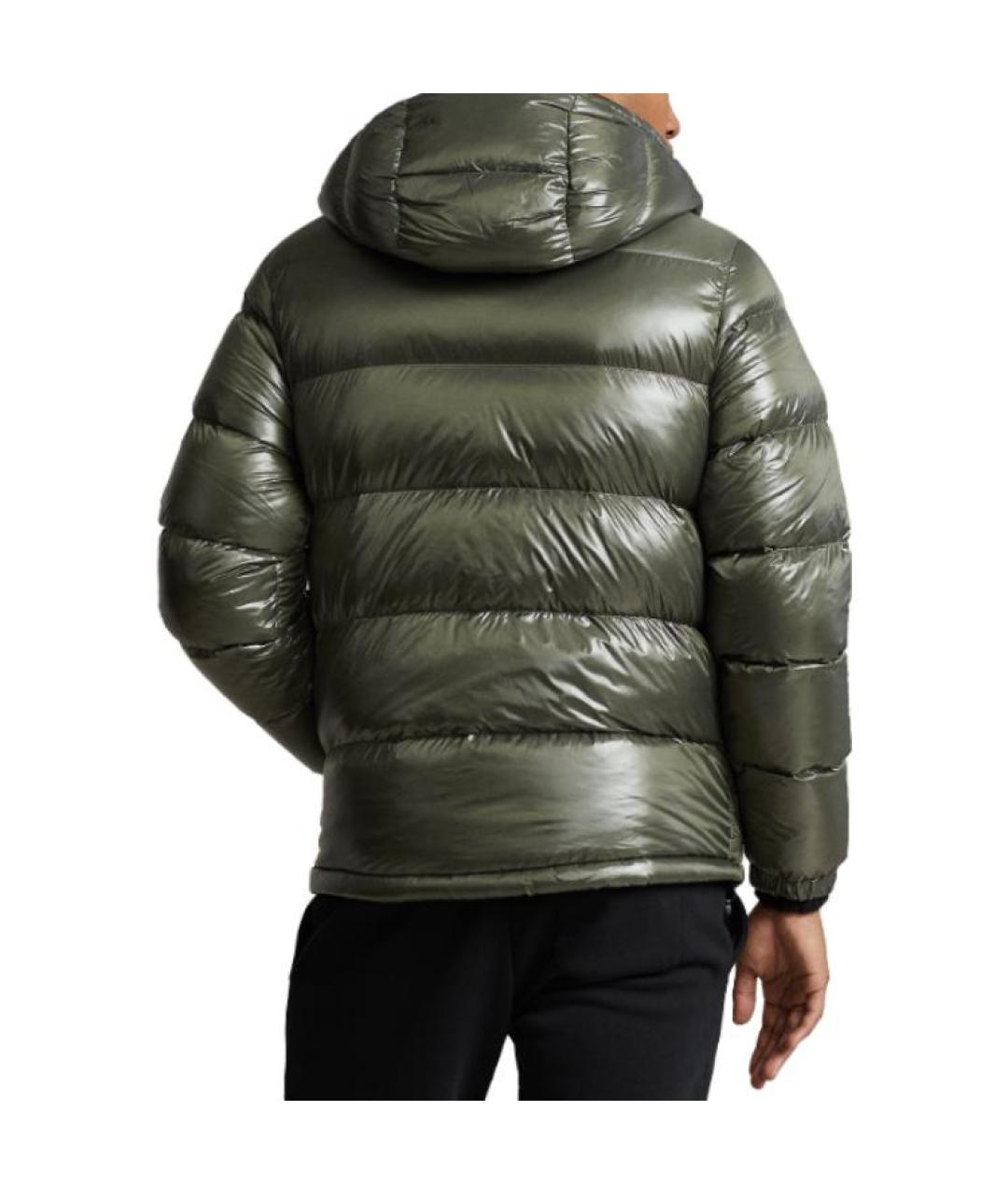 POLO RALPH LAUREN Зеленый пуховик, фото 4