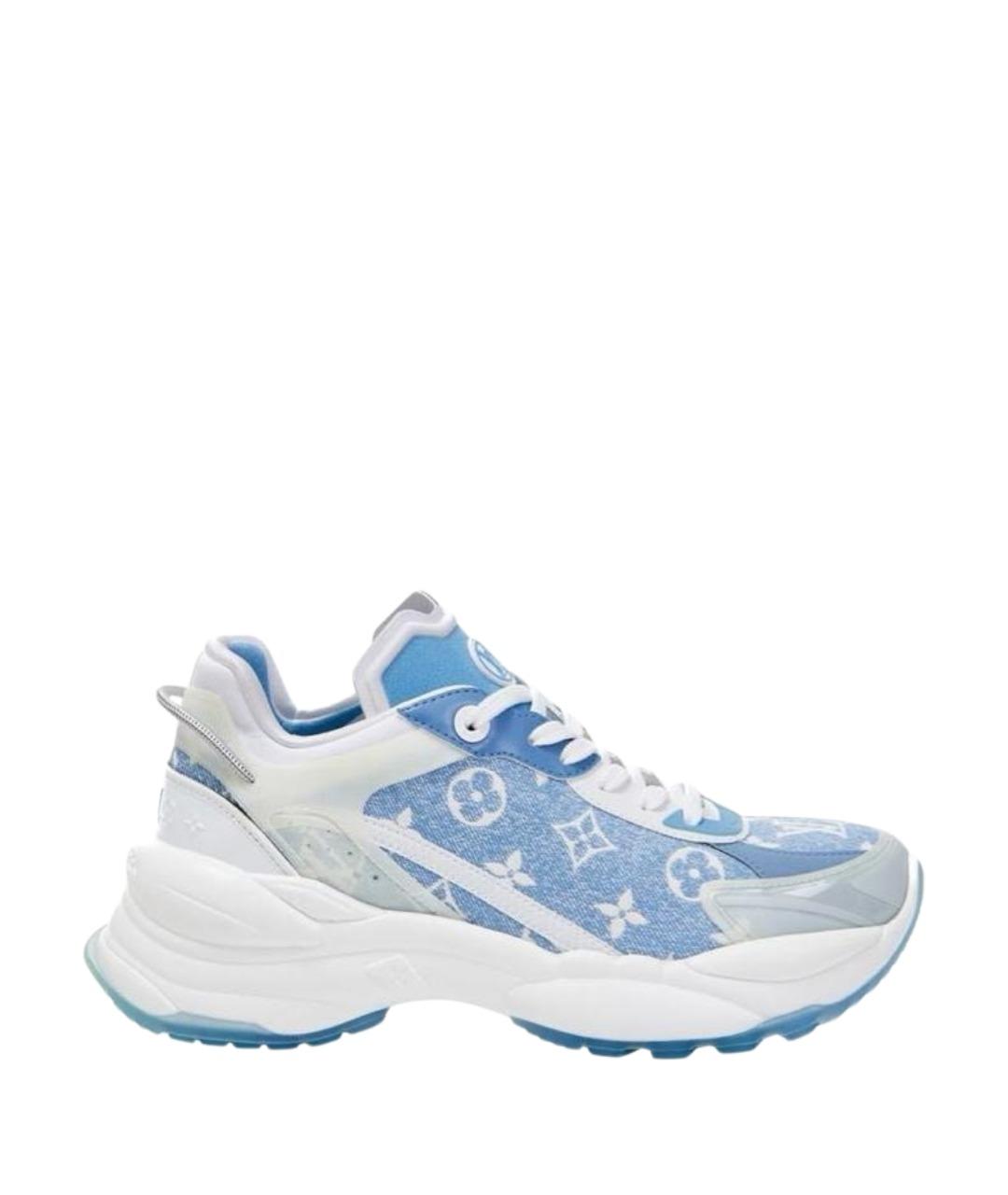 LOUIS VUITTON Голубые кроссовки, фото 1