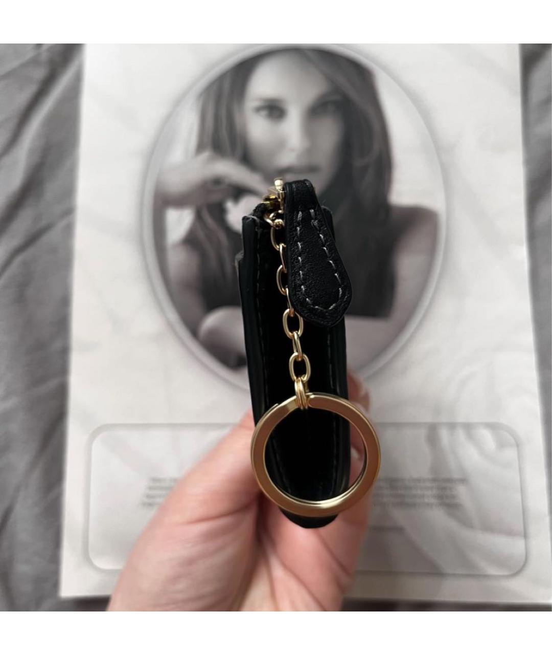 COACH Черный кожаный кардхолдер, фото 5